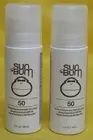 Lot Of 2 New Sun Bum SPF 50 Mineral Sunscreen Roll-On Lotion