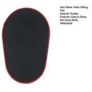 Professional Easy to Move Protection Wear-resistant Mixer Appliance Sliding Pad for Kitchenaid 5-8QT Blender Slide Mat black