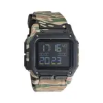 NIXON THE REGULUS 時代科技多功能電子腕錶-叢林迷彩-A1180-2351-46MM