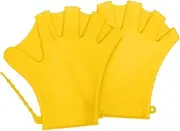 1 Pair Swimming Gloves Sport Accessories Pool Exercise Equipment Summer Accessories Fingerless Mittens for Men Snorkeling Gloves Water Silica Gel Paddle