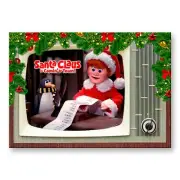 SANTA CLAUS IS COMIN' TO TOWN Retro Classic TV 3.5 " x 2.5" FRIDGE MAGNET