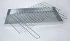 Ash Pan With Grill Grid Bowl Rust Fire Place BBQ Grid Fence New Grill 100x50cm
