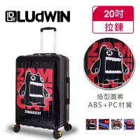 在飛比找momo購物網優惠-【LUDWIN 路德威】德國設計款20吋行李箱(黑紅能量)