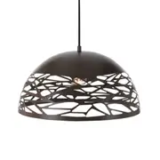 Fleur Bronze Decorative Dome Pendant