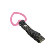 Car Accs JDM Heart Shape TSURIKAWA Pink Ring Black Clouds Nylon Handle Strap