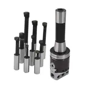 2 Inch Boring Head R8 Shank 9pcs 1/2 Inch Carbide Boring Bar Set milling