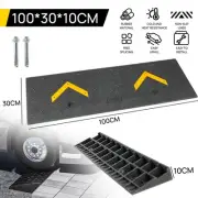 6 Sizes Cuttable Threshold Ramp Driveway Kerb Threshold Ramp Rubber Curb Ramp