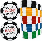 Enzo Goods Custom Poker Chips | Custom Poker Chip Sets of 50, 100, 200 or 500 | Personalized Poker Chips | Custom Poker Chips with Logo