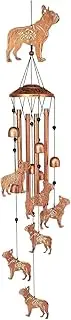 Wind Chimes - Metal Dog Windchimes for Garden | Weatherproof Iron Art Dog Chimes | Unique Dog Memorial Pet Wind Chime | Wind Bells Dogs Ornaments Garden Yard Patio Decorations for Home, Lawn