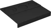 Espresso Tamper Mat, Coffee Distributor Tamp Food Grade Silicone Black
