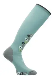 Ski Socks EUROSOCK Teal Snowdrop #0712W Size L Men’s Size 9.5-11 Women's 10.5-12