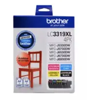 Brother LC 3319XL Ink Cartridges 4 Colour Value Pack Genuine