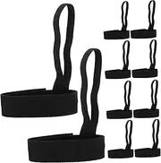[BRIGHTFUFU] Elastic Ski Glove Leash 10pcs Anti-Lost Carrier for Snowboarding Paddle Canoe Comfortable Wrist Strap