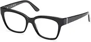 [GUESS] GU50233 001 Shiny Black 53/17/140 Women's Glasses, 001 Shiny Black, 53/17/140