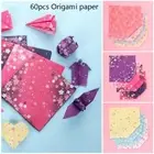 Square DIY craft Handmade Scrapbooking Cherry Blossom Folding Papers Origami