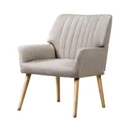 Sebastian Accent Armchair - Beige