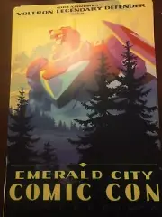 VOLTRON LEGENDARY DEFENDER SEASON 5 PROMO POSTER PRINT VERY RARE ECCC 2018 BIAN