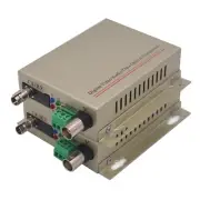 Multimode ST Analog Video Converter over Fiber Optic,BNC to Fiber MMF 1.5Km 1Set