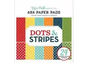Echo Park Paper DOTS & STRIPES Summer 6x6 Cardstock Paper Pad DS20035