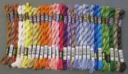 30 DMC Perle COLOR VARIATIONS Size 5 Pearl Cotton Thread RAINBOW No Repeats