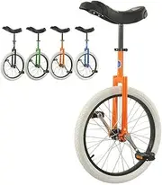 20" Wheel Trainer Unicycle Height Adjustable, Unicycle for Beginners/Kids/Adult, Skidproof Mountain Tire Balance Cycling Exercise Durable TDF