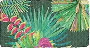 Tropical Inspiration Pattern Toddler Travel Bed Sheet Washable Cot Sheet for Cot Portable Toddler for Toddlers Camping Cot 50'' x 25'' (Sheet,Bed Not Included)