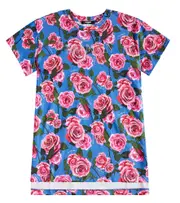 [Balmain Kids] Balmain Kids Floral cotton jersey T-shirt dress Y 14 multicoloured