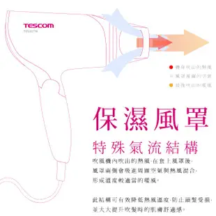 TESCOM 大風量負離子吹風機 折疊式 TID292TW / TID292 免運