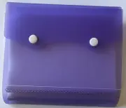 PURPLE PLASTIC ￼ALBUM With Pages(5”x 6-3/4” Album)50 Pgs. •Keepsake•Scrapbook•