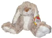 Melissa & Doug Burrow Bunny Rabbit 9” Realistic Brown Stuffed Plush Floppy Ears