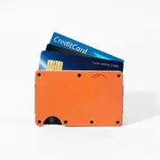 SWIG Minimalist Wallet Real Leather Brown