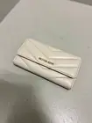 Michael Kors Women Large Trifold Credit Card Wallet (Light Cream) Card Holder MK