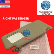 GENUINE TOYOTA 05-15 TACOMA PASSENGER BEIGE SUN VISOR W/MIRROR 74310-35C00-E0 (for: Toyota)