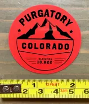 Purgatory Sticker Decal Colorado Mount Mountain Ski Snowboard Durango Telluride