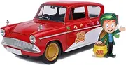 Jada 1:24 Diecast Lucky Charms 1959 Ford Anglia with Lucky theLepruchan Figure