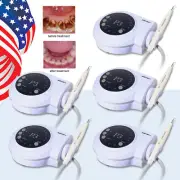 1-5 Dental Ultrasonic Scaler with Handpiece 5*tips fit DTE SATELEC