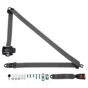 Rear Automatic Seat Belt For Opel Carlton Berlina 1986 Shape Grey