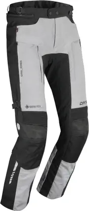 DANE Dalvik waterproof Motorcycle Textile Pants, black-grey, Size 58 for Men Black Grey