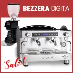 組合特惠！BEZZERA DIGITA DE雙孔營業機 + FIORENZATO F64ES 營業用磨豆機