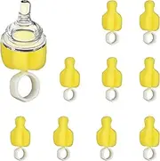 Sponge Nipple Brush - 10 Pieces Angled Nipple Cleaning Brush Bottle Washing Accessories | Nipple Brush, Straw Brush, Nipple Brush for Bottles Cups, Accessories