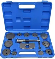 Front and Rear Brake Piston Compression Tool 13-Pieces Universal Brake Caliper Wind Back Repair Tool Kit Professional Disc Brake Caliper Tool Set Professional Automotive Mechanic Tool Set