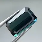 6 Ct's Amazing Blue Tourmaline, Emerald Cut Tourmaline, Blue Tourmaline