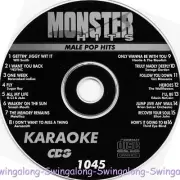 MALE POP MONSTER HITS #1045 KARAOKE CD+G NSYNC,Sugar Ray,Elton John,NEW
