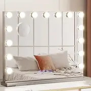 Makeup Mirror 58x46cm Hollywood Vanity LED Light Wall Bluetooth Cosmetic Mirror