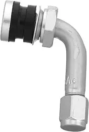 iplusmile Ev Scooter Tire Valve Stem Replacement for Valve Caps Leakproof Aluminum Alloy Bent Stem for Easy Access