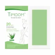20 Pcs Depilatory Wax Strips Strips Waxing Hair Removal Paper Strips