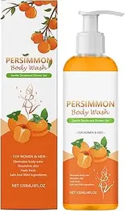 Persimmon Body Wash – Anti-Odor Natural Shower Gel with Persimmon Extracts for Deep Cleansing & Moisturizing, Persimmon Soap Bar Old People Smell Remover (1)