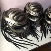 Cycling Protection Helmet The Predator Cosplay Motorcycle Helmet With LED Light