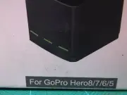 Telesin GoPro2 Batteries Charging Box For Hero 8 7 6Black 3 Slot Charger Storage