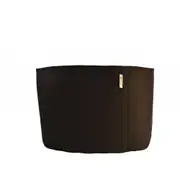 5 x GeoPot Black Self-Supporting with Handles - 379L - Geo Smart Fabric Pot